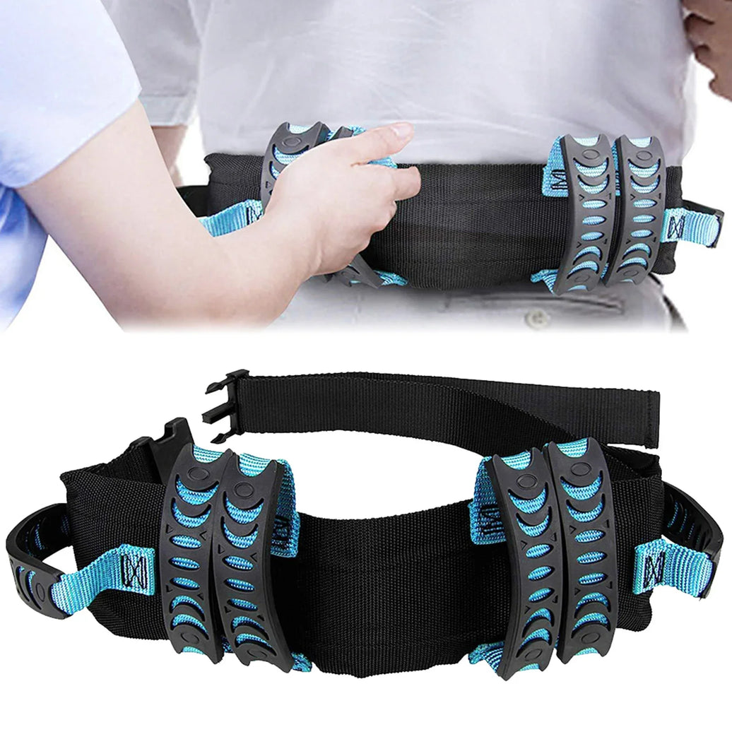 Waist Traction Belt Elderly Walking Moving Transfer Nursing Safety Assist Belt Wheelchair Bed Transfer Braces Nursing Belt