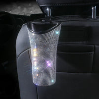 Bling Diamond Car Umbrella Storage Box Multifunctional Organizer Barrel Auto Folding Hanging Water Bottles Rack Umbrella Bucket