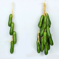 Simulation Foam Vegetables Artificial Pepper Garlic Corn Potato Peanut Hanging String Photography Props Restaurant Home Decor