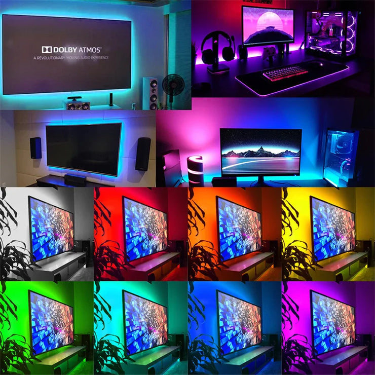 DC5V RGB Neon LED Strip WiFi Neon RGB Strip Work 1m 2m 3m 4m 5m With Tuya App/Smart Life for TV Home Neon Decor Lighting