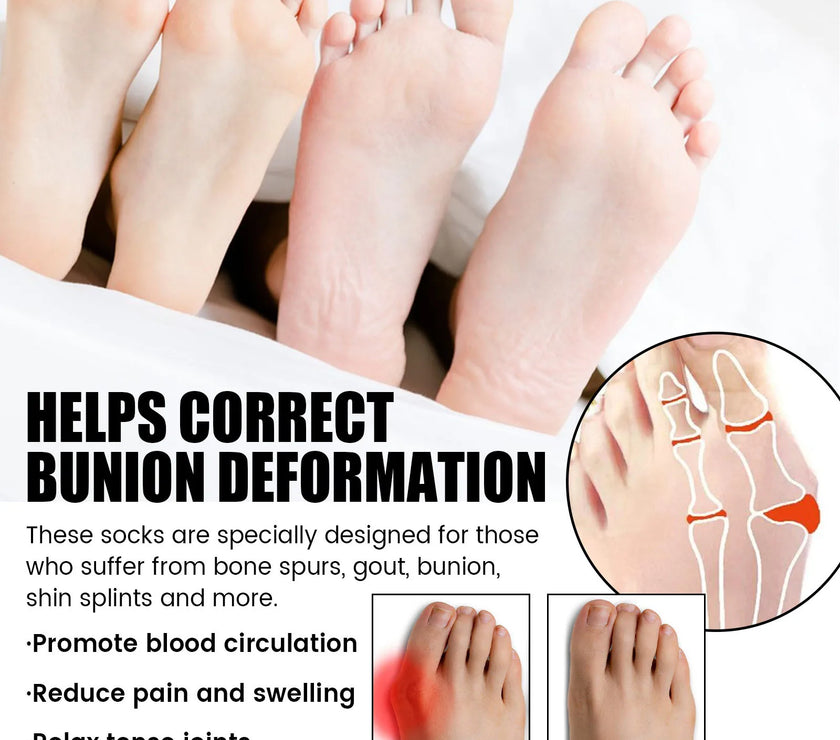 Anti-Bunions Health Sock Pain Stiffness Relief For Outdoor Sports Foot Care Socks Heels Warm Breathable man Meias de Cuidado