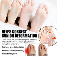 Anti-Bunions Health Sock Pain Stiffness Relief For Outdoor Sports Foot Care Socks Heels Warm Breathable man Meias de Cuidado