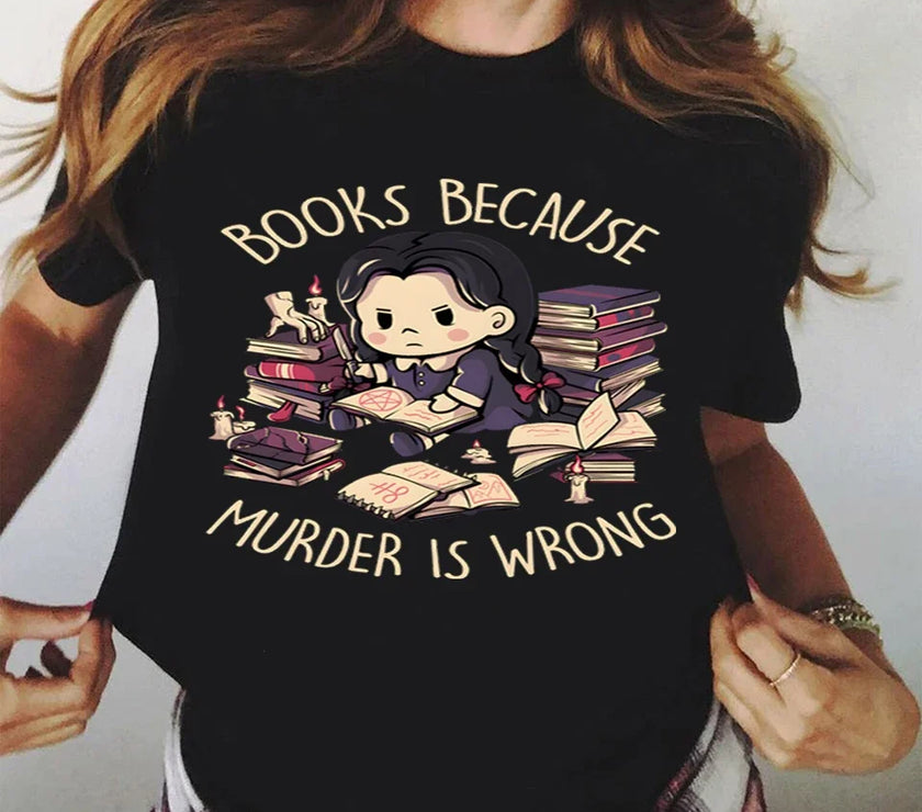 Wrong Letter Women Short Sleeves Harajuku Fashion Oversize Study Tee