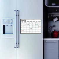 Magnetic Fridge Calendar Whiteboard with Dry-erase Marker Erasable Refrigerator Weekly Planner Magnetic Calendar calendario