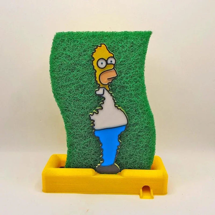 Funny Kitchen Storage Cartoon character Sponge Holder Sink Drain Rack Basket Household Supply Accessories Cocina Gadgets Cozinha