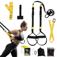 Adjustable Hanging Training Strap Gymnastics Fitness Band Chest Exercise Strap Pull Rope Resistance Band Set Home Gym Equipment