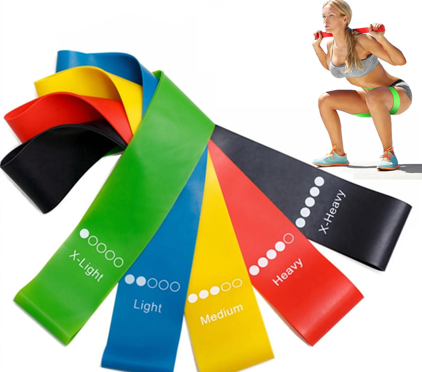 TPE Resistance Bands Fitness Set Rubber Loop Bands Strength Training Workout Expander Yoga Gym Equipment Elastic Rubber Loop
