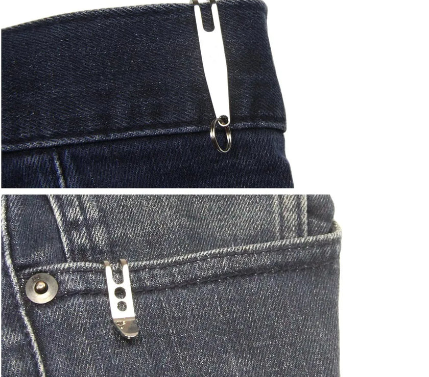 1PC Multitools Pocket Stainless Steel Bag Waist Belt Hanging Clip Mini Metal Key Buckles Pocket Clips Carabiner Outdoor Gadget