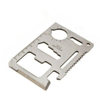 Outdoor Multifunction Tool Set Card Style Bottle Opener Survive Gear Multipurpose Gadget Wrench Sawtooth Screwdriver Wallet Kit