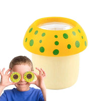 Kids Creative Toddler Kaleidoscope Natural Wood Portable Kids Telescope Educational Science Developmental Part