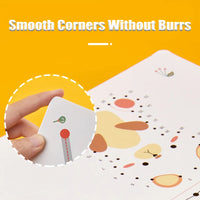 136Page Children Montessori Drawing Toy Pen Control Training Color Shape Math Match Game Set Toddler Learning Educational Toy