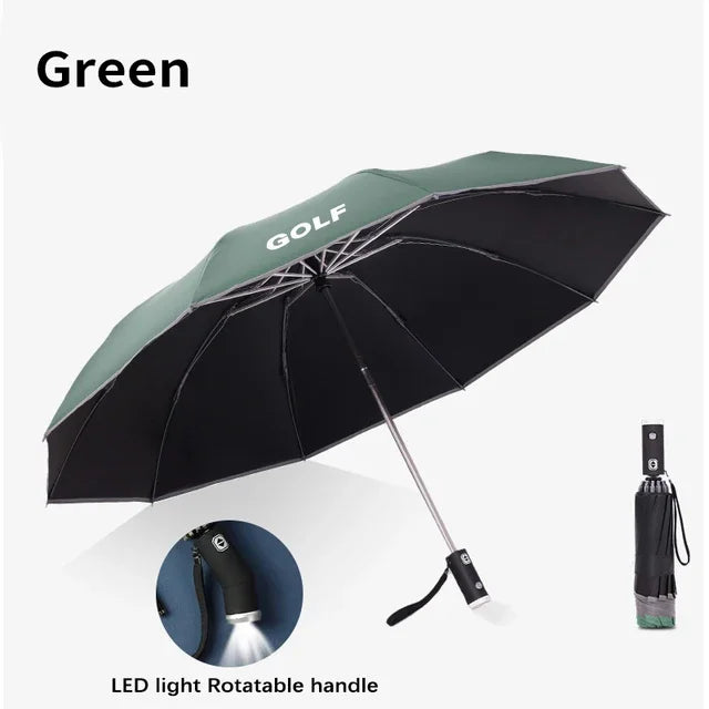 484608138Volkswagen Golf Mk2 Mk3 Mk4 Mk5 Mk6 Mk7 MK8 Car Fully Automatic Reflective Sun Umbrella Reverse Folding Sunshade Accessories93825