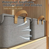Steel Frame Folding Storage Boxes Dust-proof Moisture-proof Clothes Trousers Socks Home Organization Drawer Wardrobe Storage Box