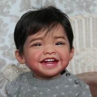 23inch Unfinished Reborn Doll Kit Mila Toddler Fresh Color DIY Soft Touch with Body and Eyes
