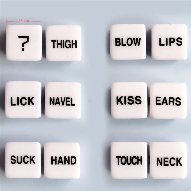 Exotic Dice Love Positions Humour Game Toy Novelty Party Gift Craps Pipe Adults Sex Toys For Couple Noctilucent Games Party Club