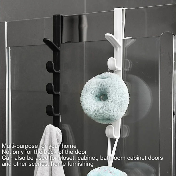 Door Hanger Wall Organizer Hook Bedroom Clothing Hook Holder Coat Hat Bag Rack Bathroom Kitchen Home Storage Organization