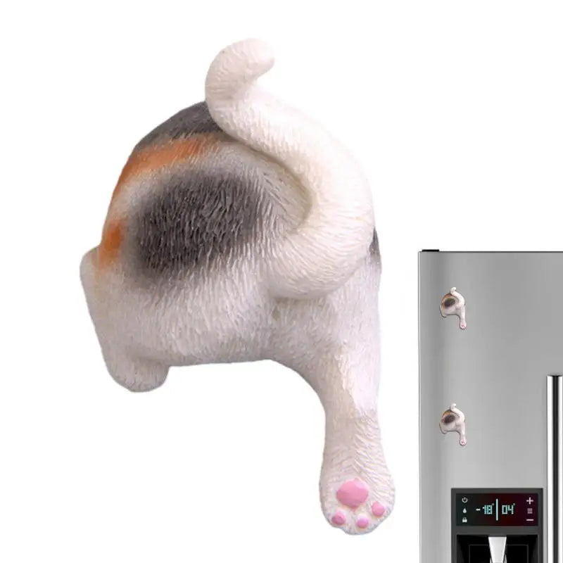 Fridge Calendar Magnet Realistic Humorous Creative Adorable Durable Resin Novelty Animal Butt Magnets