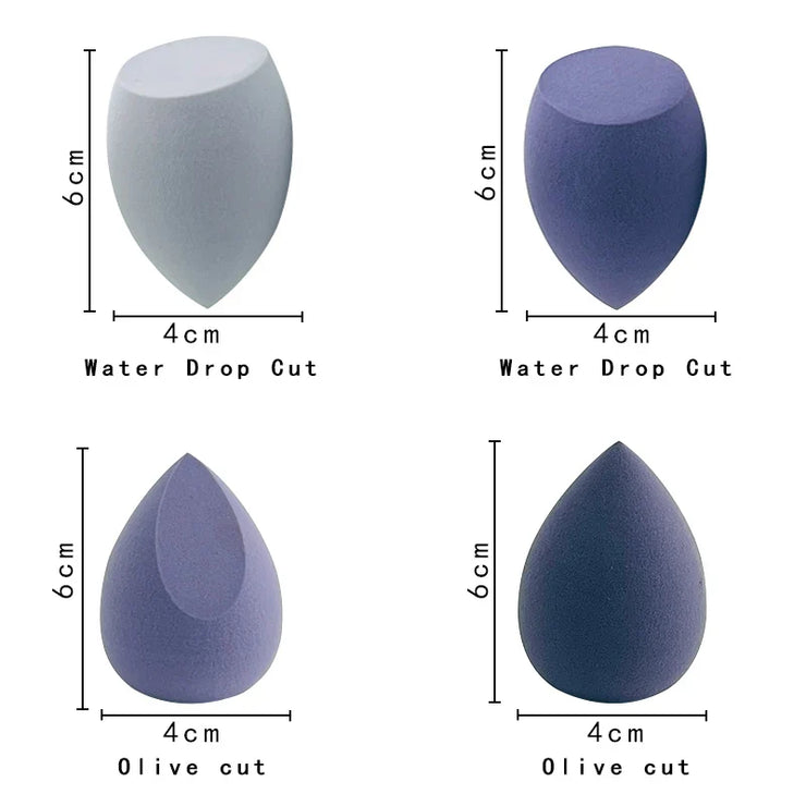 Wet Combined Beauty Cosmetic Ball Foundation Powder Puff Bevel Cut Make