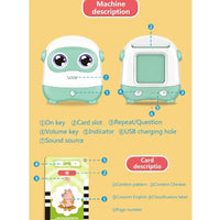 Talking Flash Cards Learning Toys Talking Flashcards Learning Toys For Toddlers Early Education Machine With Double-side Sight