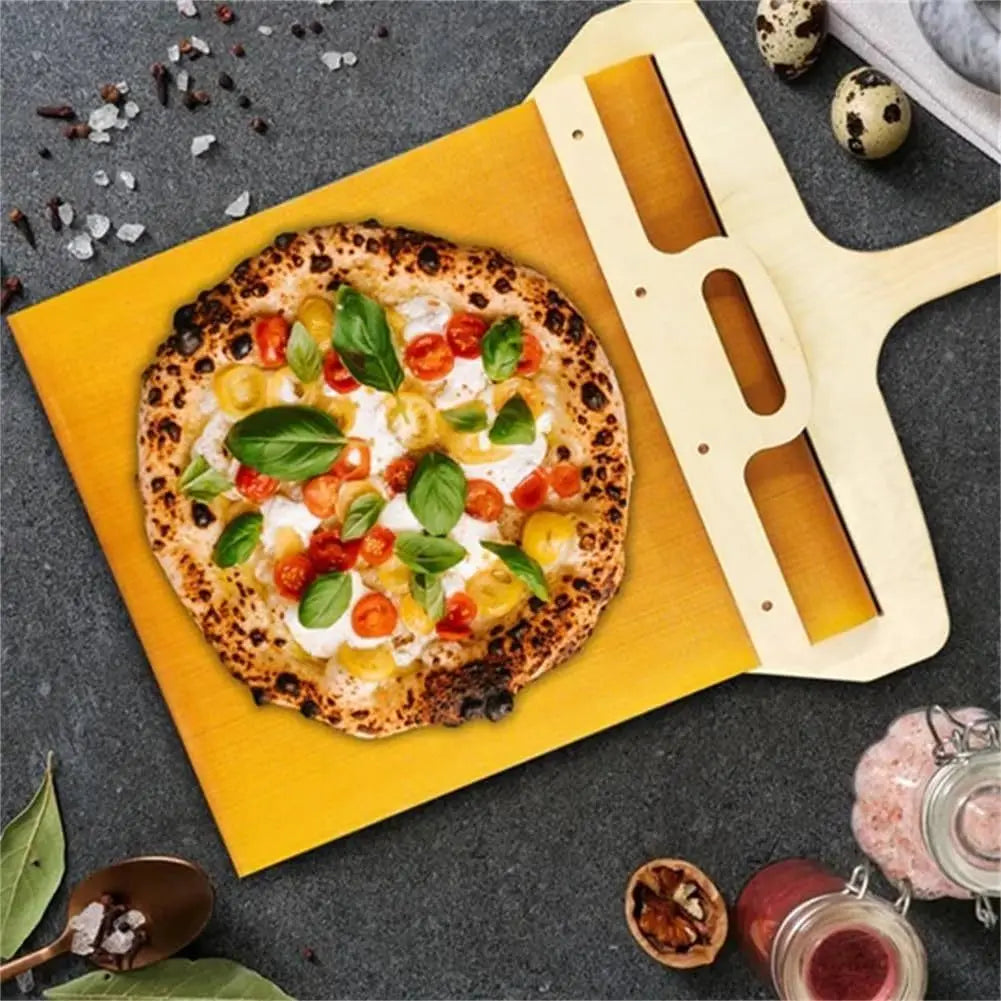 -Stick Pizza Turner Smooth Cutting Board Kitchen Baking Tool