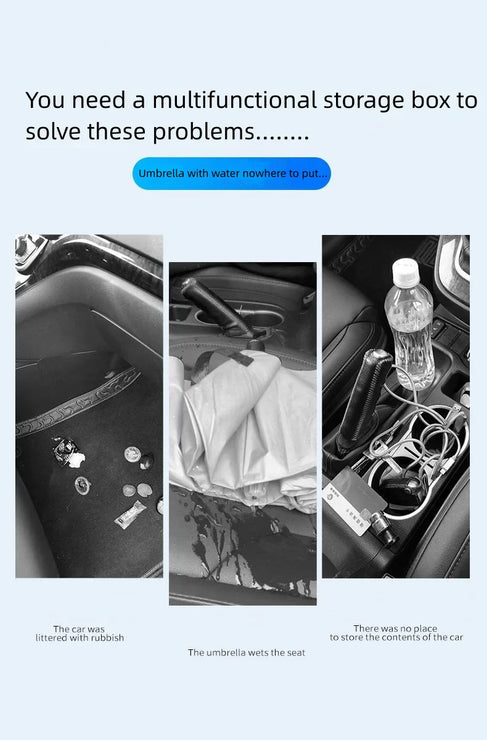 Car Storage Umbrella Bucket Multifunctional Storage Bucket Car Hanging Umbrella Bucket