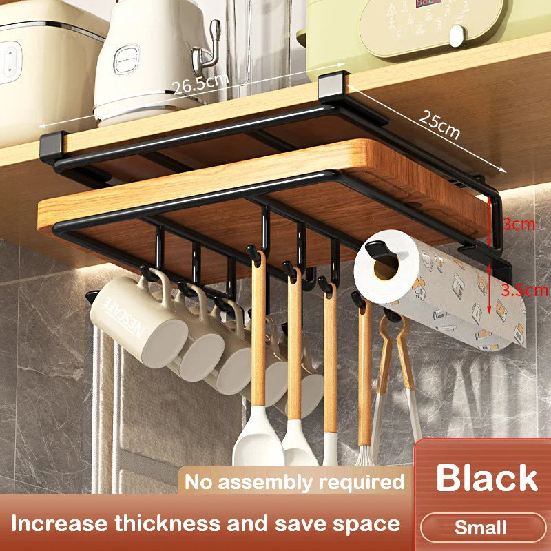 Cabinet Basket Storage Shelf Cutting Board Rack Kitchen Closet Rack