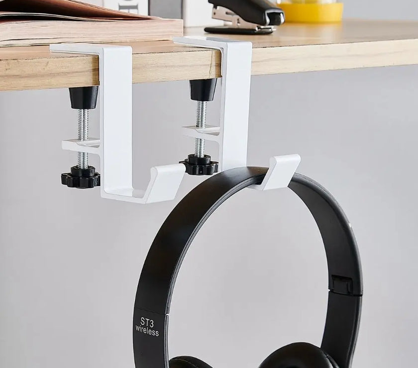 Multi-functional Desk Side Hook Portable Punch-free Hanging Bag Hook Removable Handbag Rack Purse Holder Home Organization