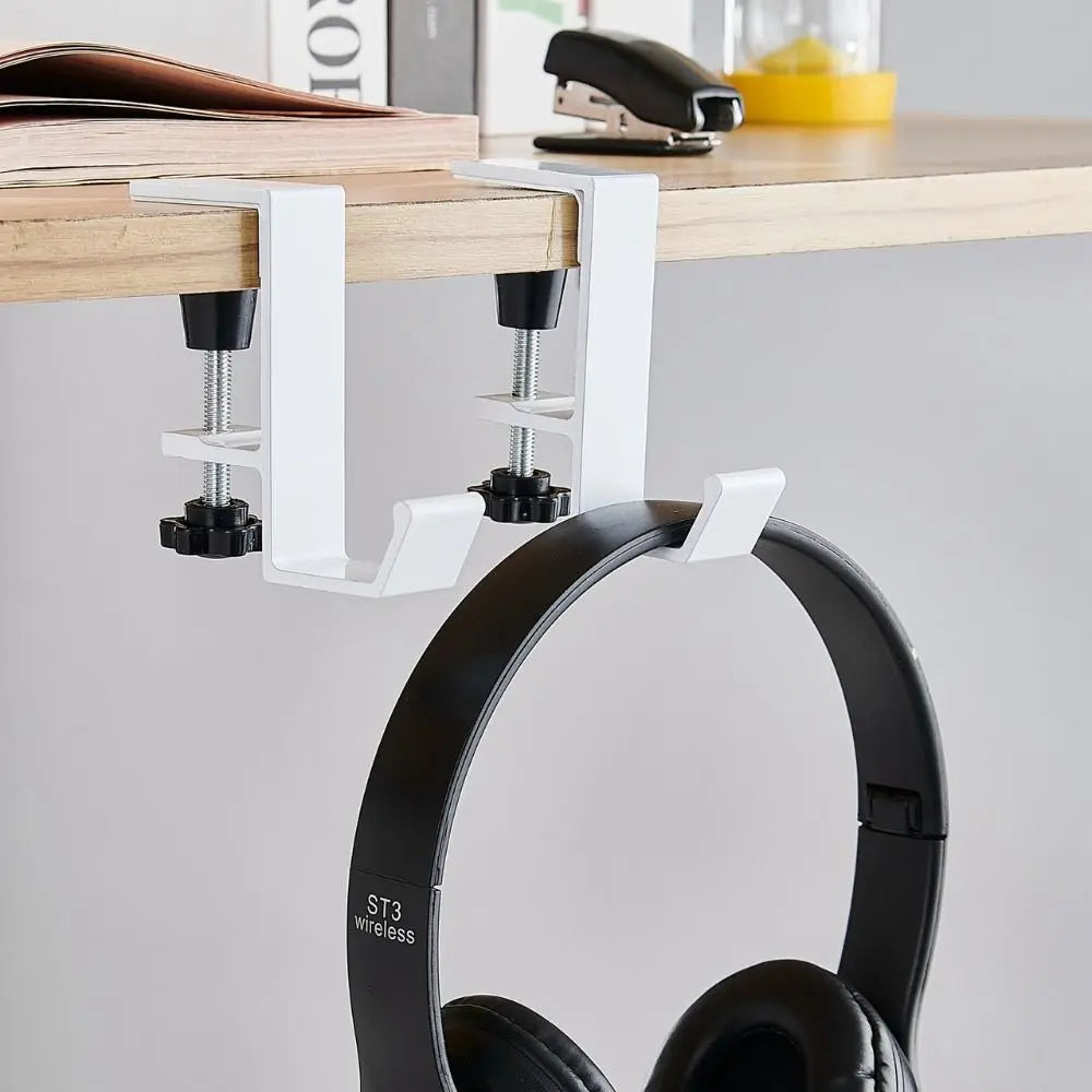 Multi-functional Desk Side Hook Portable Punch-free Hanging Bag Hook Removable Handbag Rack Purse Holder Home Organization