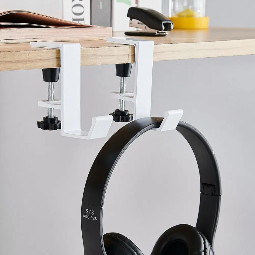 Multi-functional Desk Side Hook Portable Punch-free Hanging Bag Hook Removable Handbag Rack Purse Holder Home Organization