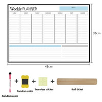 A3 Weekly Planner Whiteboard Memo Message Board