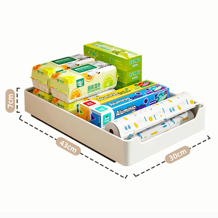 Installation Kitchen Spice Box Storage Rack Cabinets Organizer