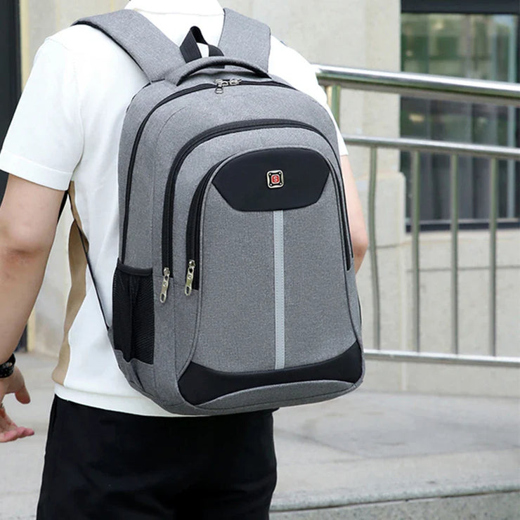 Backpack Men Bag Lightweight Nylon Fabric Travel Backpack School Bag Large Capacity Men'