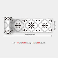10X200cm Long Strip Wall Stickers Floor Kitchen Bathroom Living Room Skirting Line Wall Decor Waterproof Peel & Stick Wallpaper