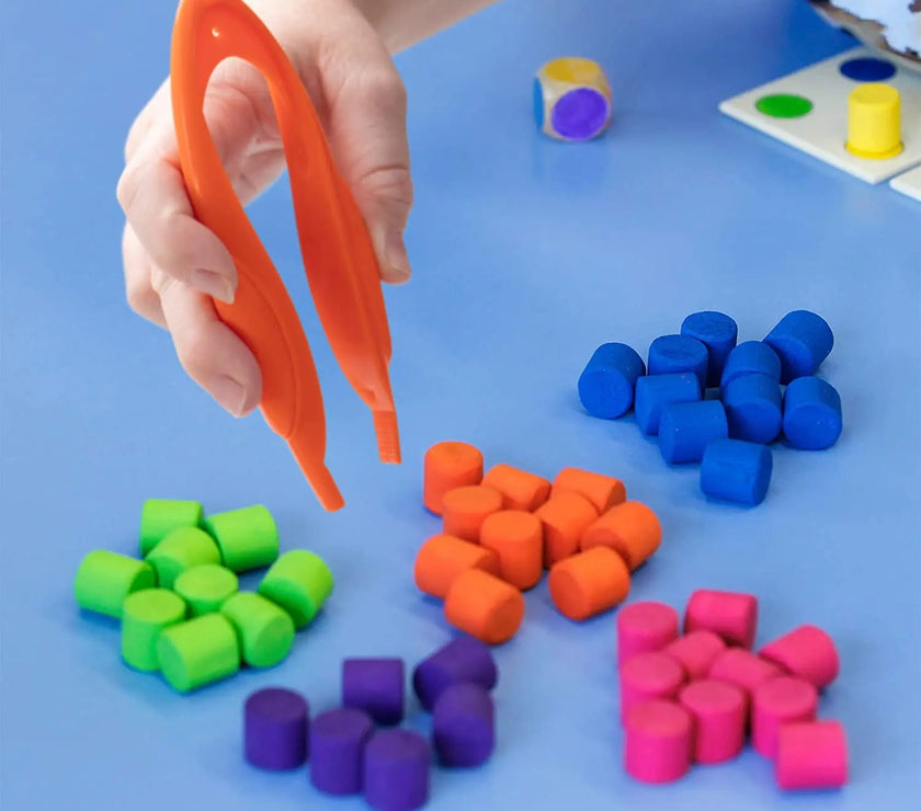 1Set Fine Motor Skill Training Tool Set Toys Montessori Early Learning Education Toys Toddler Kids Drop Scoop Clip Tweezers Tool