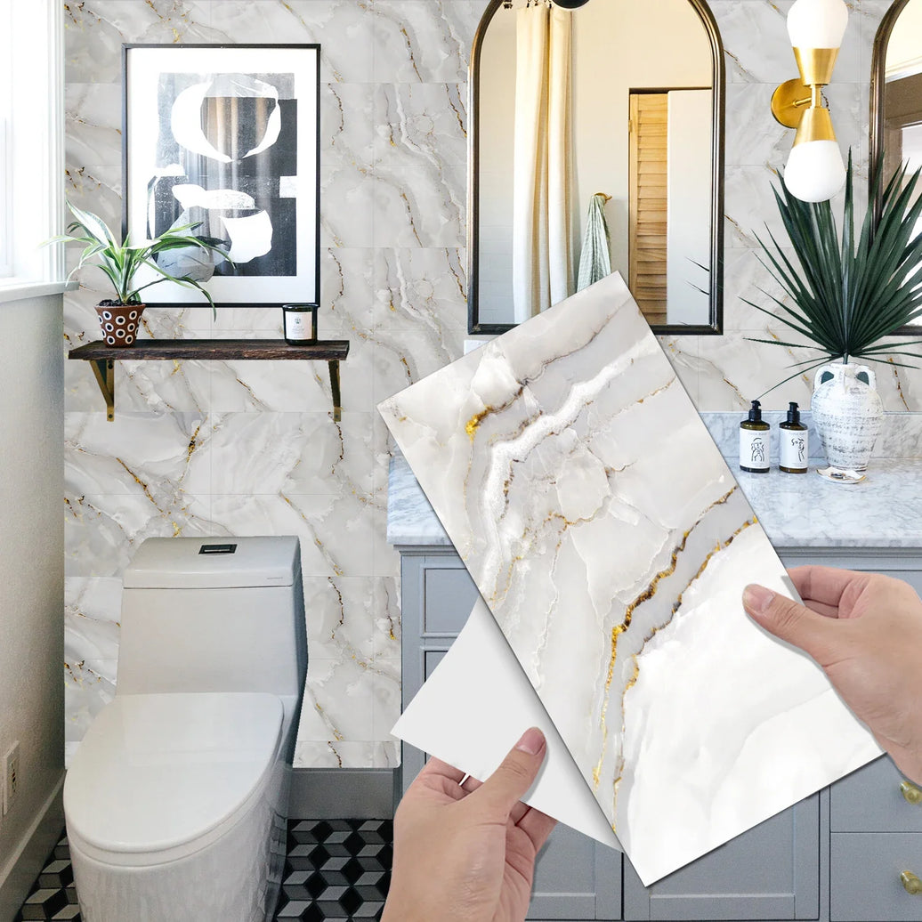 -Adhesive Waterproof Pvc Wall Sticker Kitchen Bathroom Home Decoration Wall Decals