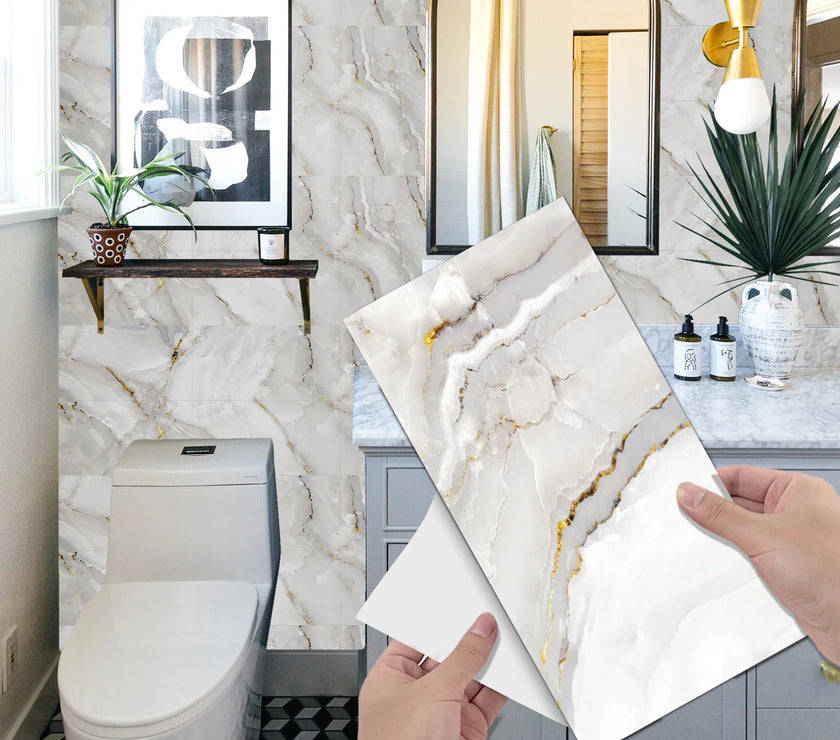 -Adhesive Waterproof Pvc Wall Sticker Kitchen Bathroom Home Decoration Wall Decals