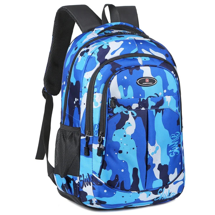 48461149798593Backpack Men Bag Lightweight Nylon Fabric Travel Backpack School Bag Fashion Casual Men'