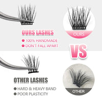 MASSCAKU Natural Volume Primor Material Cluster Lashes Extensions Strong Individual Eyelashes Beauty Salon