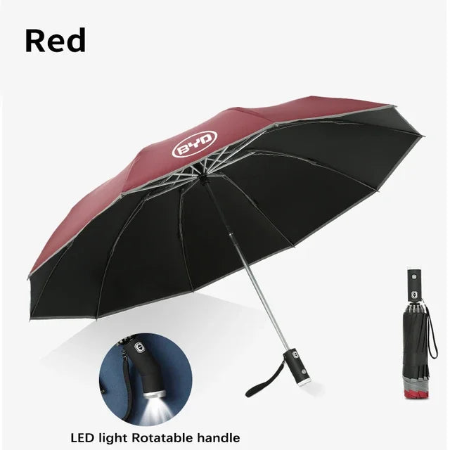 Song Max F0 Qin G3 I3 Han Car Fully Automatic Reflective Umbrella Folding Sunshade Accessories