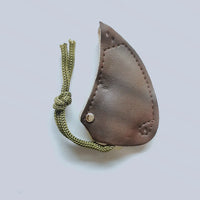 Leather Sheath Cutter Mini Portable Claw Knife Tool Outdoor Camp Gadget Opener Open Survive Box Package