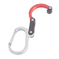 Multifunctional Hybrid Gear Clip Carabiner 360 Degree Rotating Hook Strong Buckle Camping Hiking Travel Backpack Outdoor Gadget