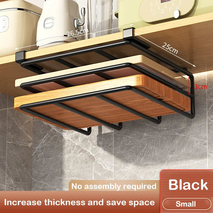 Cabinet Basket Storage Shelf Cutting Board Rack Kitchen Closet Rack