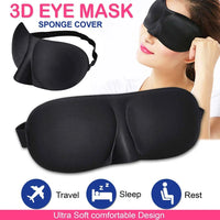 3D Sleep Mask Sleeping Stereo Cotton Blindfold Men and Women Air Travel Sleep Eye Cover Eyes Patches for Eyes Rest Health Care