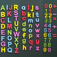 24-76pcs Magnetic Alphabet Letters EVA Foam Refrigerator Stickers Toddlers Kids Learning Spelling Counting Educational Toys Gift
