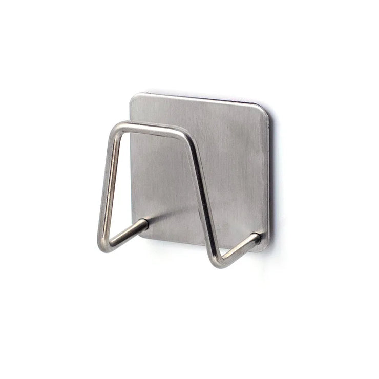 Adhesive Sink Drain Racks Stainless Steel Sink Wall Storage Racks Hooks