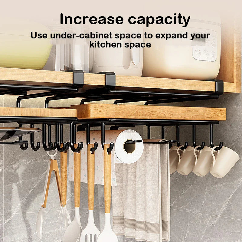 Cabinet Basket Storage Shelf Cutting Board Rack Kitchen Closet Rack