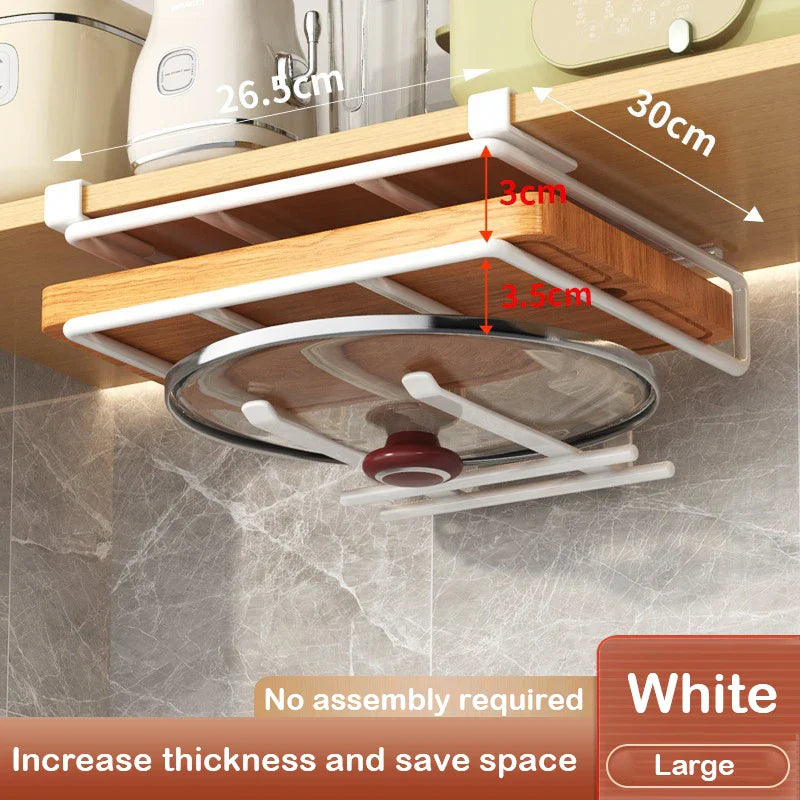 Cabinet Basket Storage Shelf Cutting Board Rack Kitchen Closet Rack