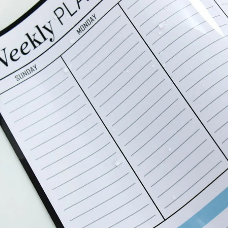 A3 Weekly Planner Whiteboard Memo Message Board