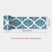 10X200cm Long Strip Wall Stickers Floor Kitchen Bathroom Living Room Skirting Line Wall Decor Waterproof Peel & Stick Wallpaper