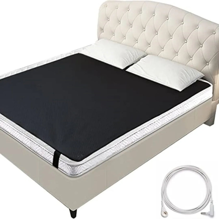 Grounding pillow case Conductive Leather Earthing mattress sleep mat